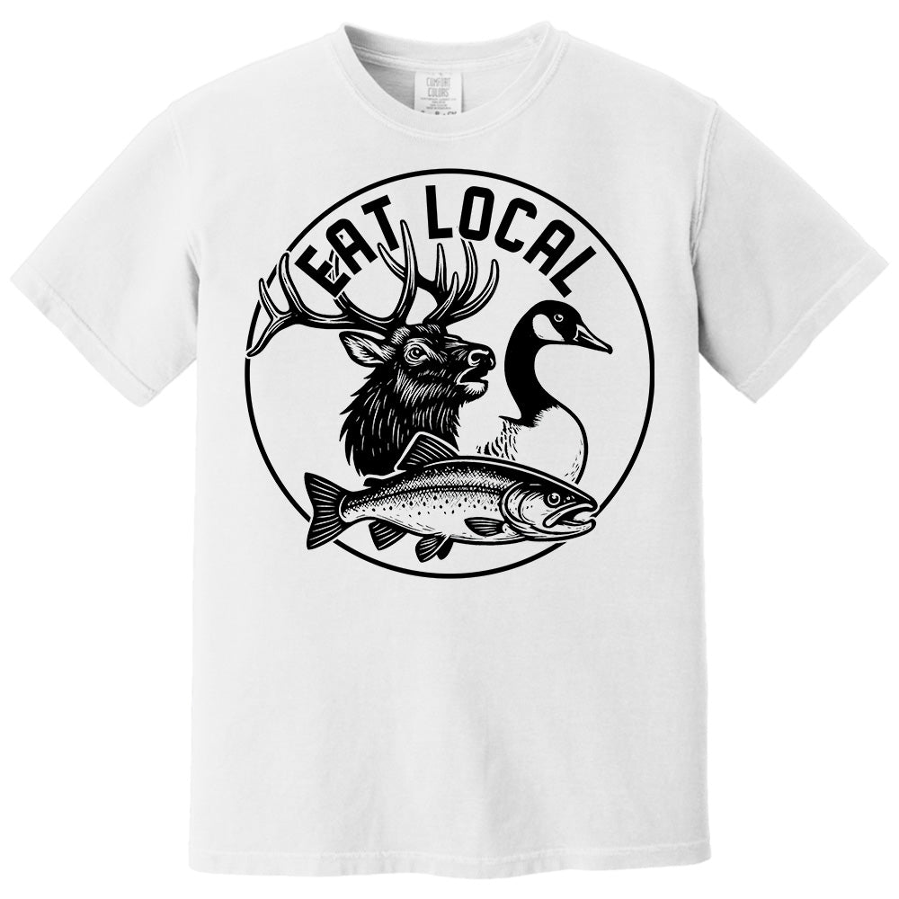 Personalized Eat Local Shirt For Hunting Lovers Pt99