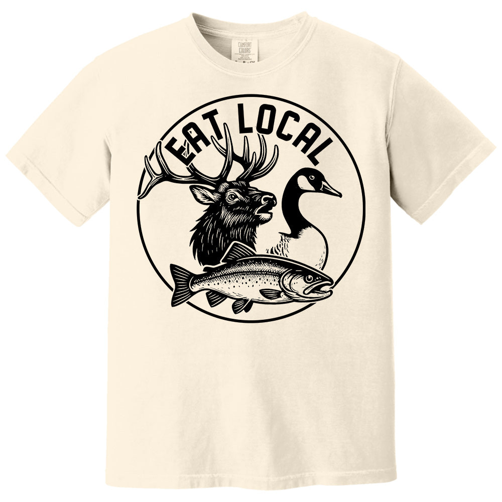 Personalized Eat Local Shirt For Hunting Lovers Pt99