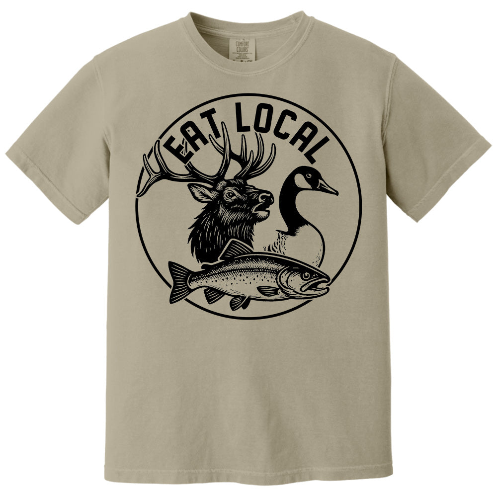 Personalized Eat Local Shirt For Hunting Lovers Pt99