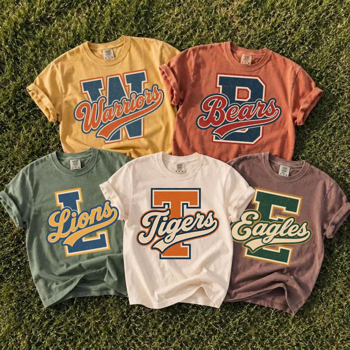 Custom School Mascot Football Baseball Hockey Retro Design Shirt, Custom School Team Tee, Custom Mascot, Personalized Football Shirt For GameDay Nh00