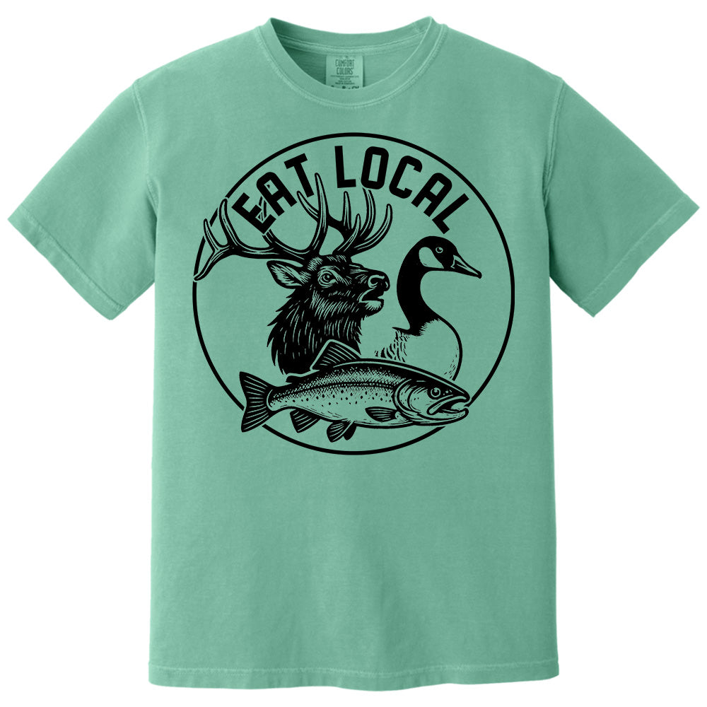 Personalized Eat Local Shirt For Hunting Lovers Pt99