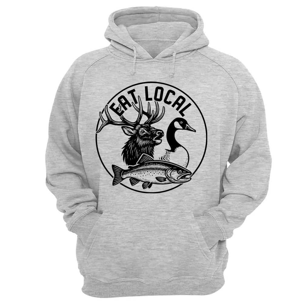 Personalized Eat Local Shirt For Hunting Lovers Pt99