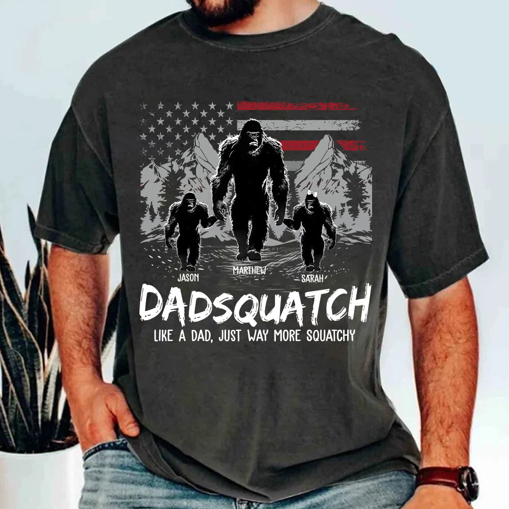 Personalized Papaquatch, Like A Grandpa, Just Way More Squatchy - Father's Day Gift, 4th Of July