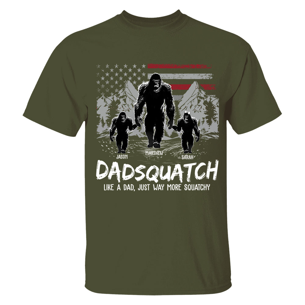 Personalized Papaquatch, Like A Grandpa, Just Way More Squatchy - Father's Day Gift, 4th Of July