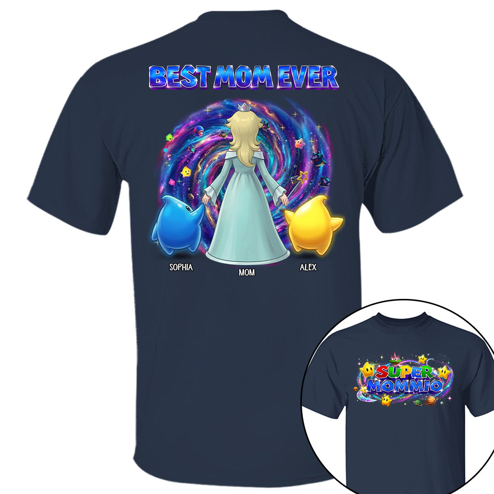 Super Mommio Galaxy Personalized Shirt, Gift For Mommy Mama L0411