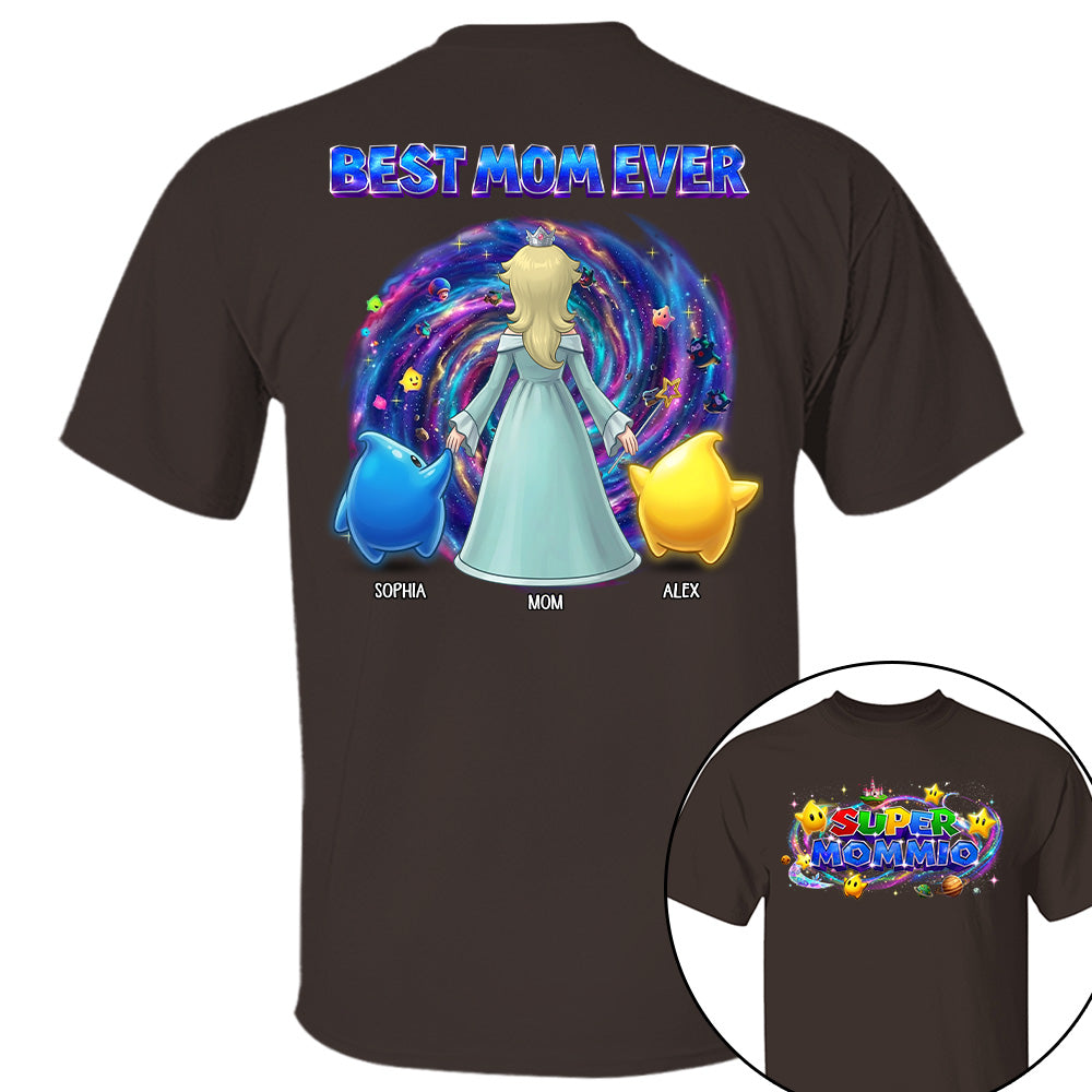 Super Mommio Galaxy Personalized Shirt, Gift For Mommy Mama L0411