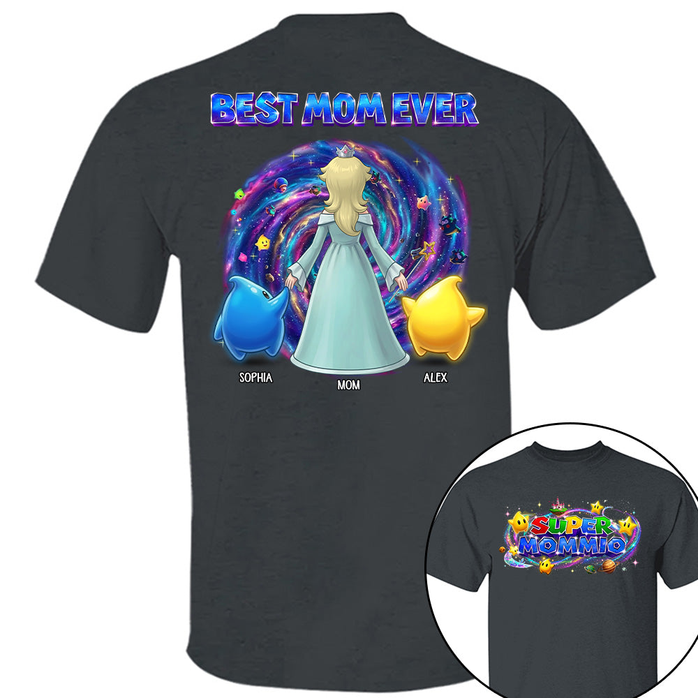 Super Mommio Galaxy Personalized Shirt, Gift For Mommy Mama L0411