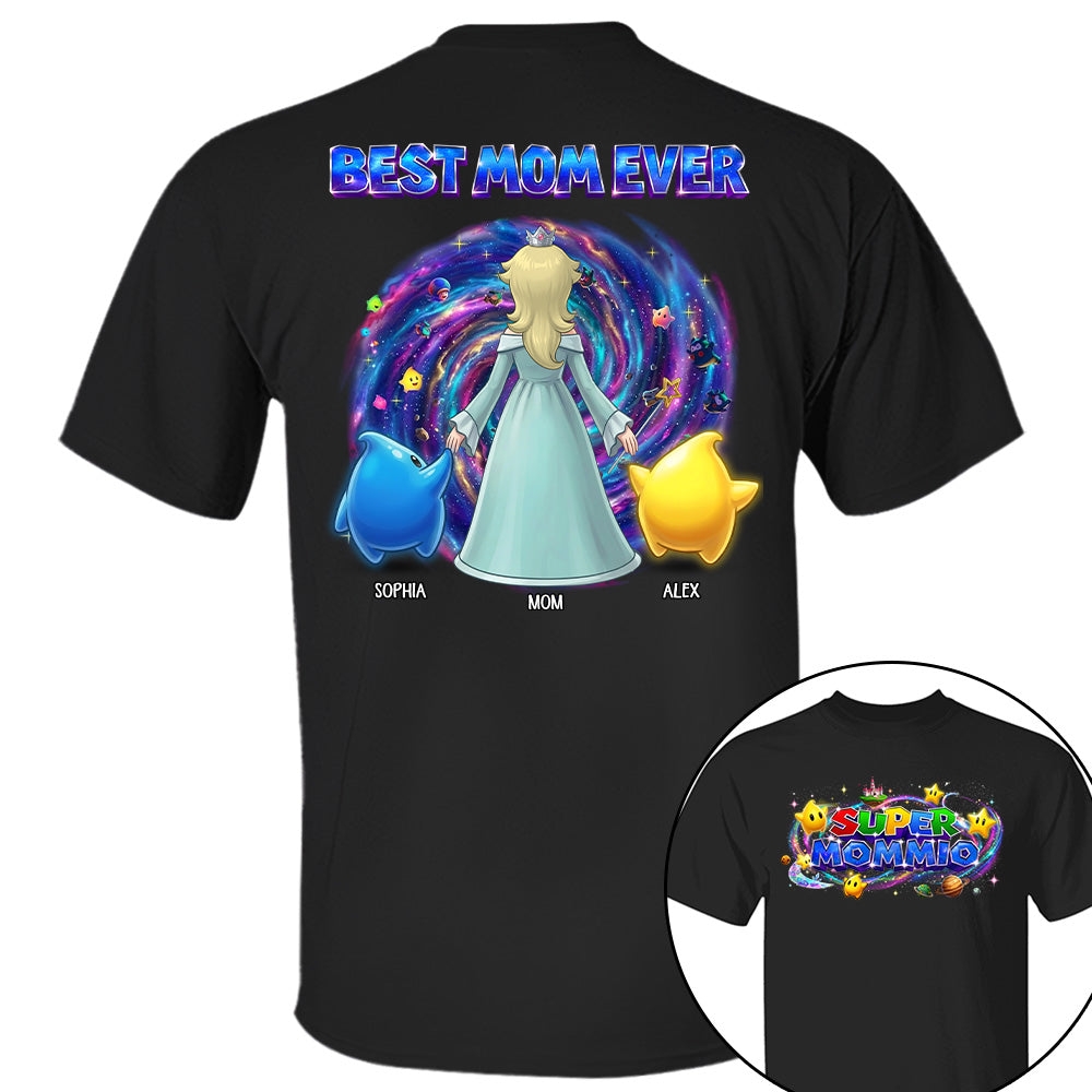 Super Mommio Galaxy Personalized Shirt, Gift For Mommy Mama L0411