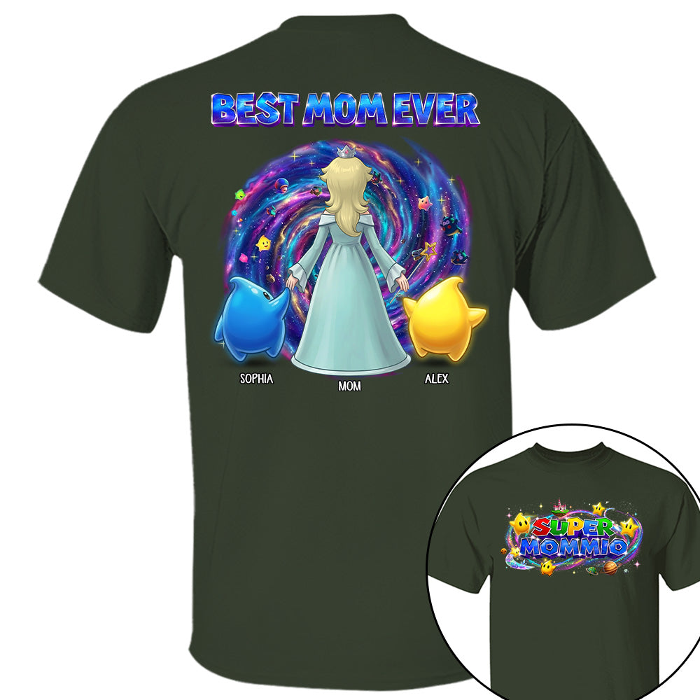 Super Mommio Galaxy Personalized Shirt, Gift For Mommy Mama L0411
