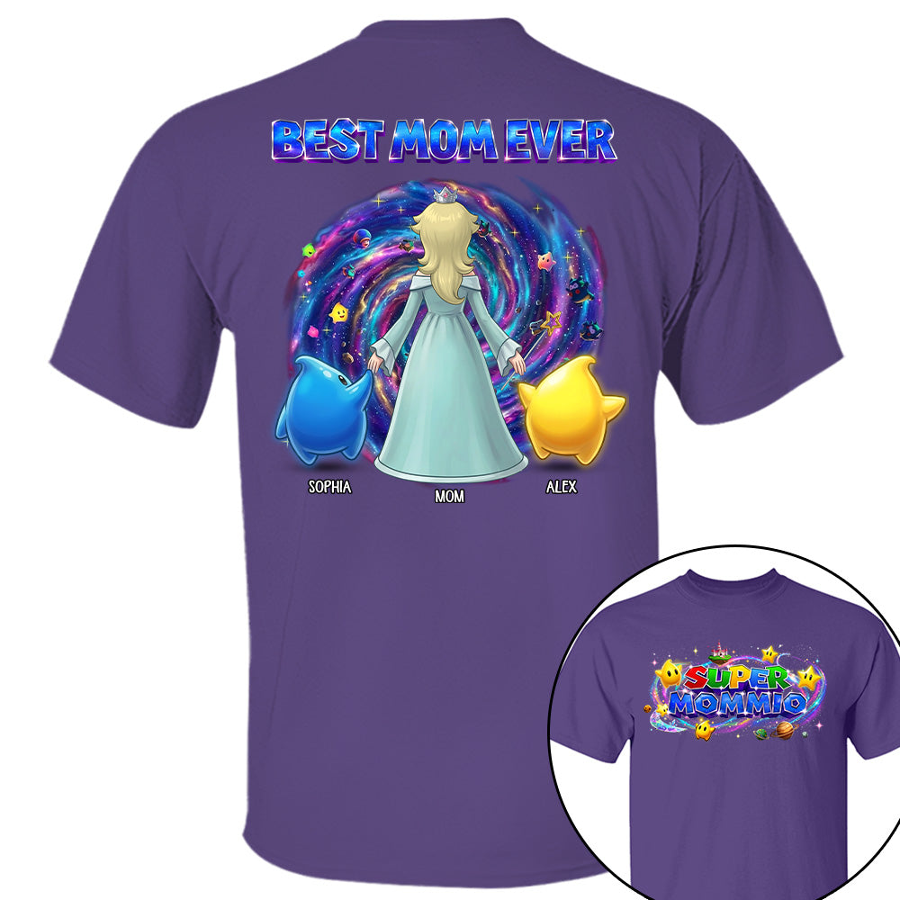 Super Mommio Galaxy Personalized Shirt, Gift For Mommy Mama L0411