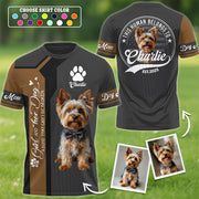 Yorkshire Terrier, Custom A Girl and Her Dog a Bond That Cant Be Broken, Personalized Shirt, Gift For Dog Lover T1807