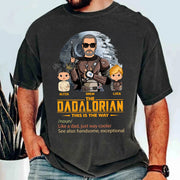The Dadalorian This Is The Way, Custom Shirt for Dad, Personalized Father's Day Gift T1807 pt99