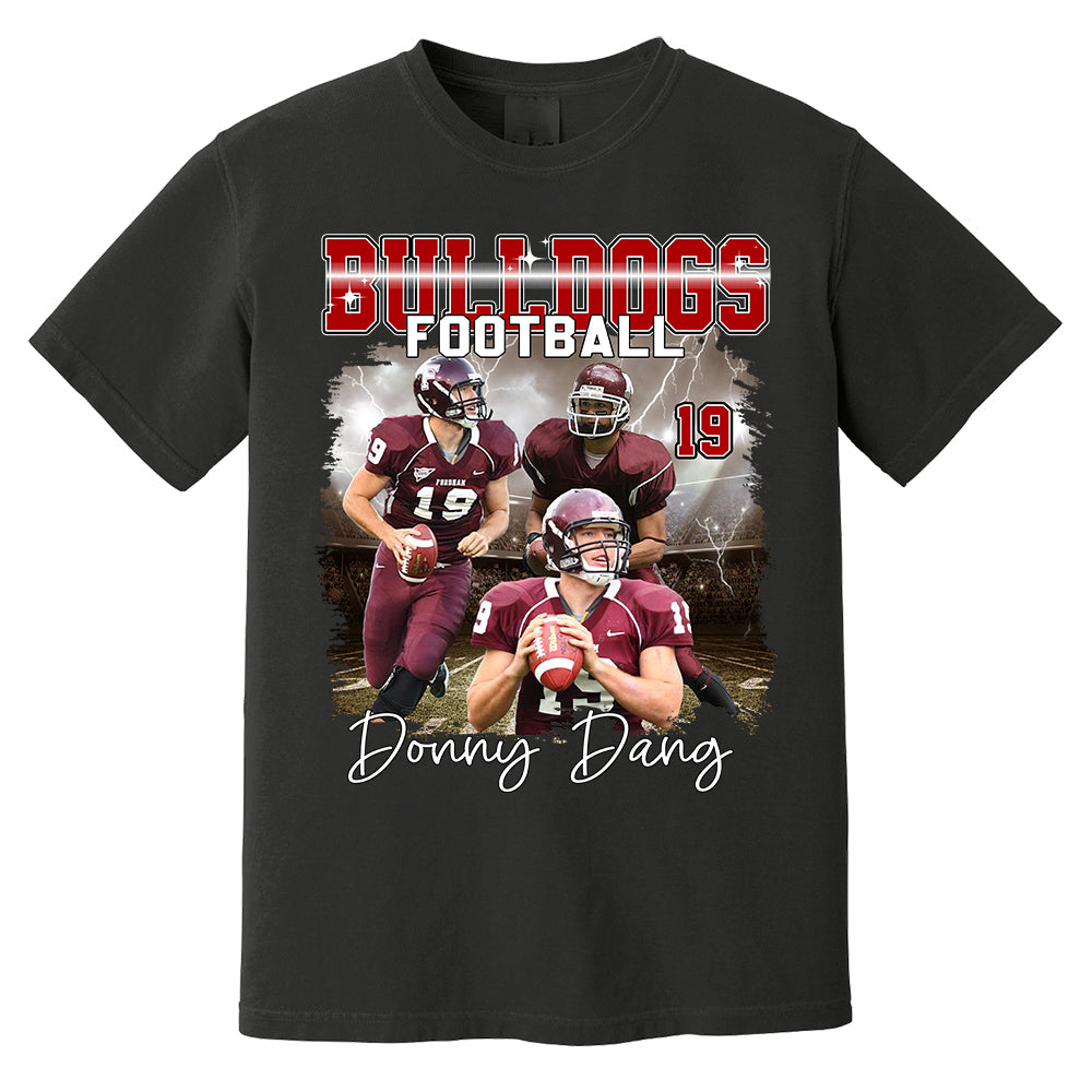 GameDay Football Custom Bootleg Rap Tee - Personalized Bootleg Shirt 90s Vintage American Football - Bootleg Custom Face Personalized T Shirt