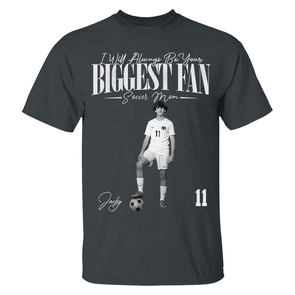 I'll Always Be Your Biggest Fan - Washed Tee Retro Bootleg Shirt For Soccer Players New T24