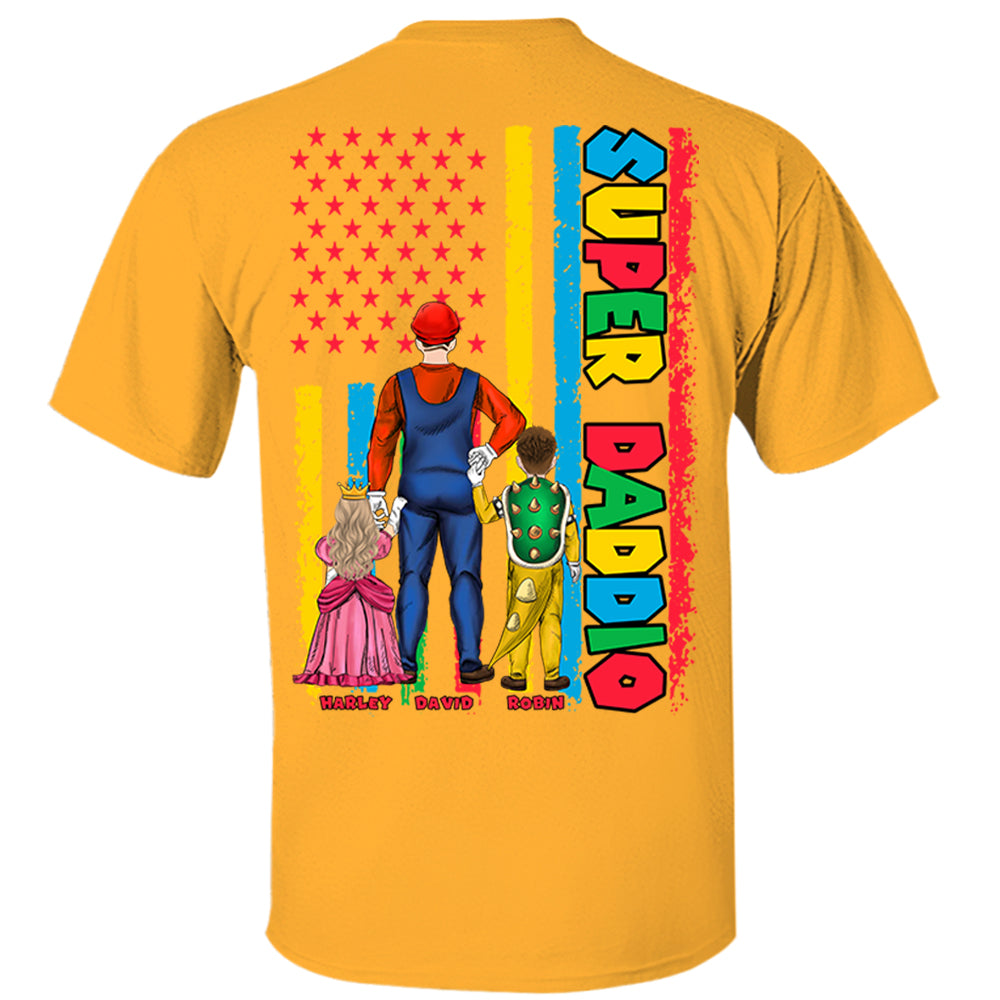 Personalized Super Daddio Shirt, Best Dad Ever Shirt