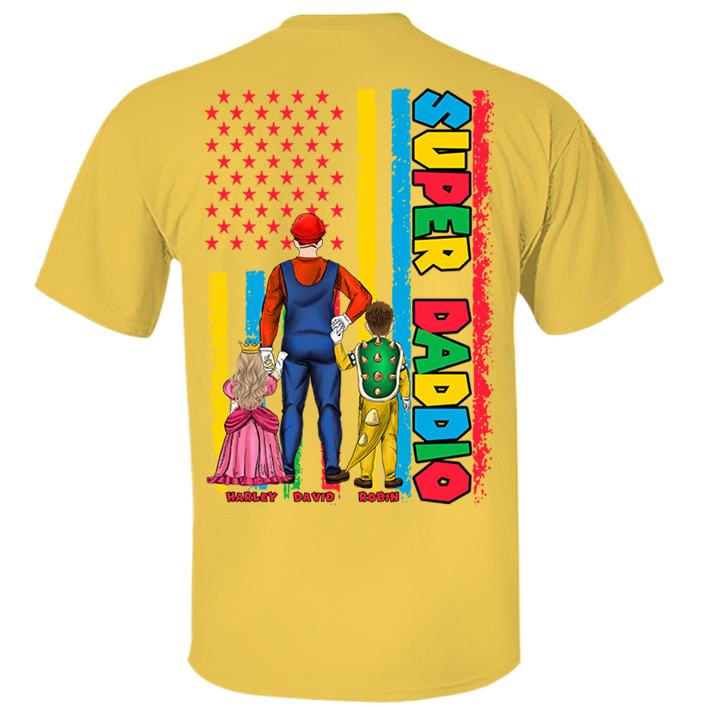 Personalized Super Daddio Shirt, Best Dad Ever Shirt