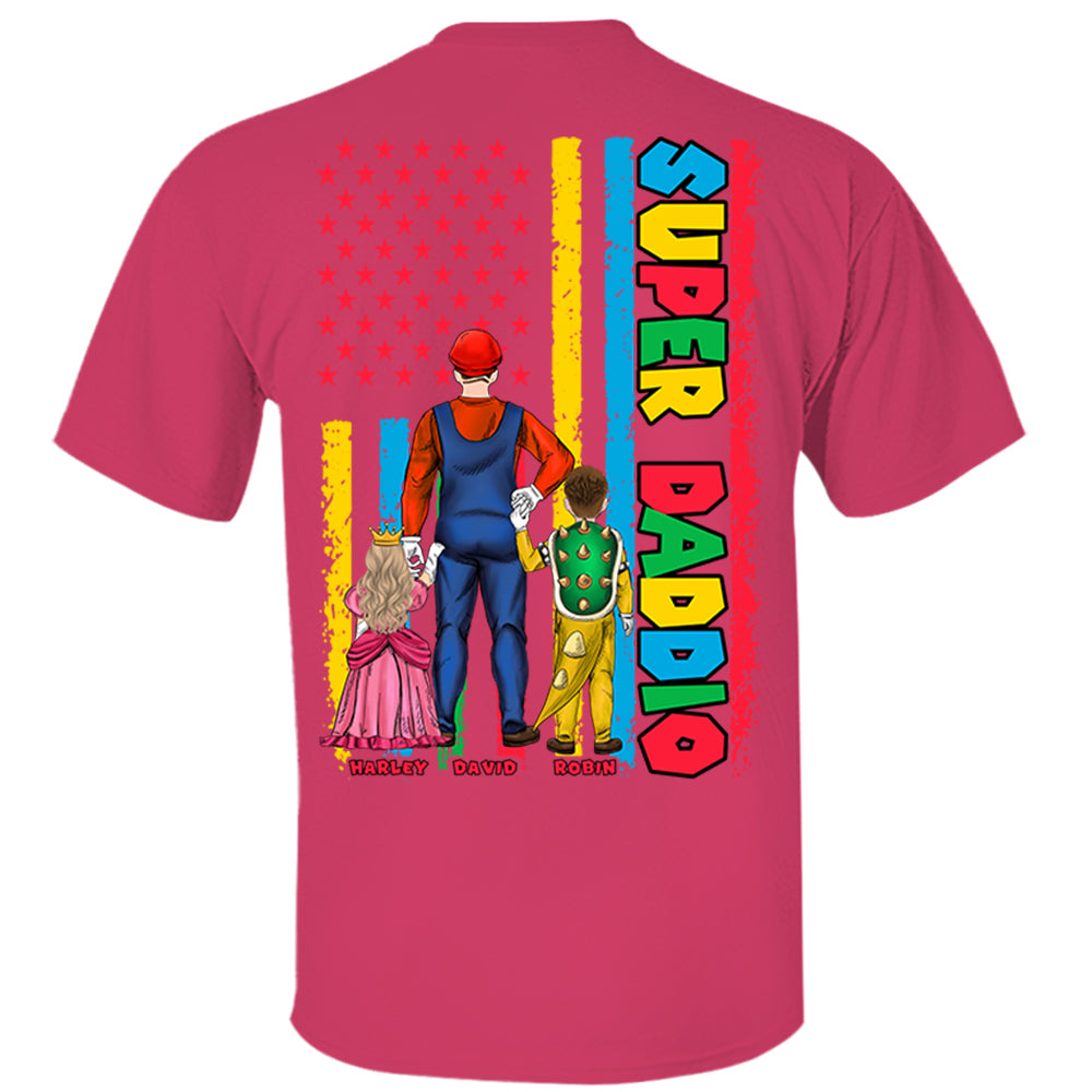 Personalized Super Daddio Shirt, Best Dad Ever Shirt