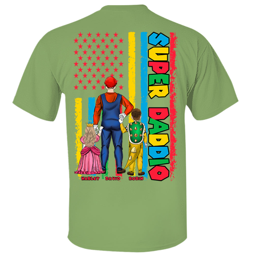 Personalized Super Daddio Shirt, Best Dad Ever Shirt