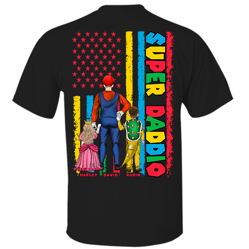 Personalized Super Daddio Shirt, Best Dad Ever Shirt