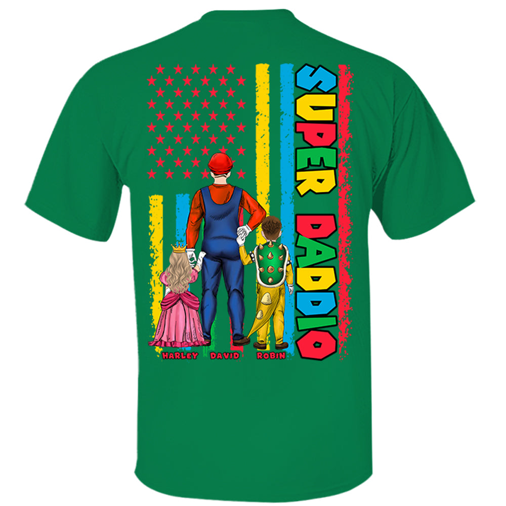 Personalized Super Daddio Shirt, Best Dad Ever Shirt