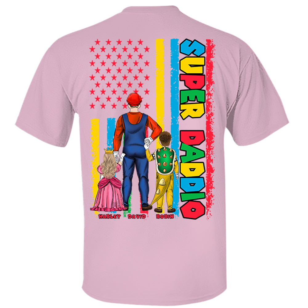 Personalized Super Daddio Shirt, Best Dad Ever Shirt