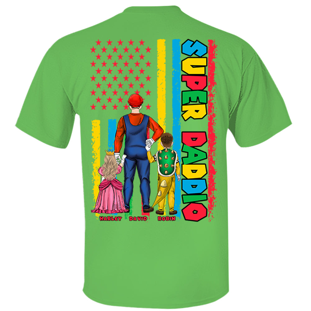 Personalized Super Daddio Shirt, Best Dad Ever Shirt