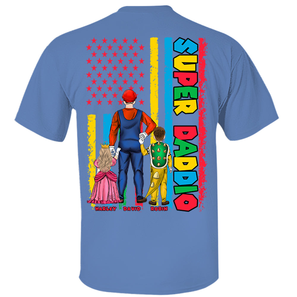 Personalized Super Daddio Shirt, Best Dad Ever Shirt