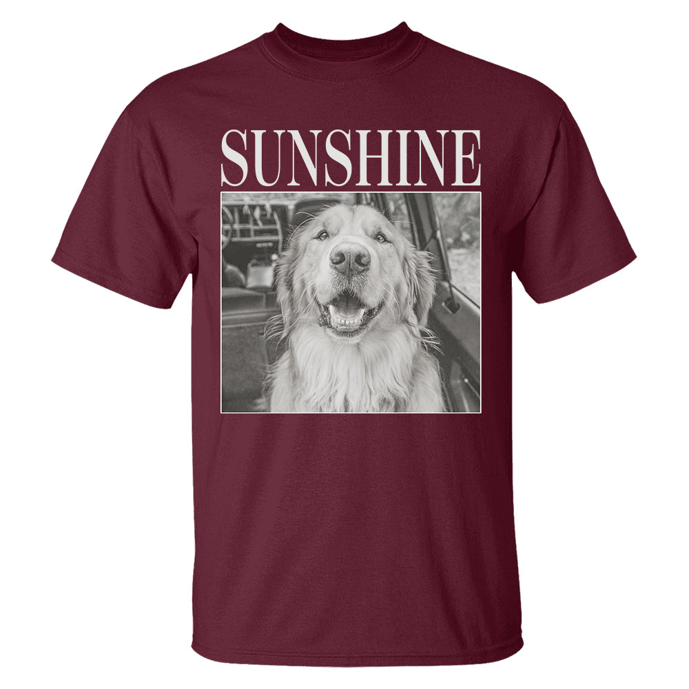 Custom Pet Photo Shirt, Personalized Comfort Colors Pet Shirt, Custom Picture Pet Shirt, Dog Lover Gift, Cat Lover Gift, Pet Loss Gift Hv01