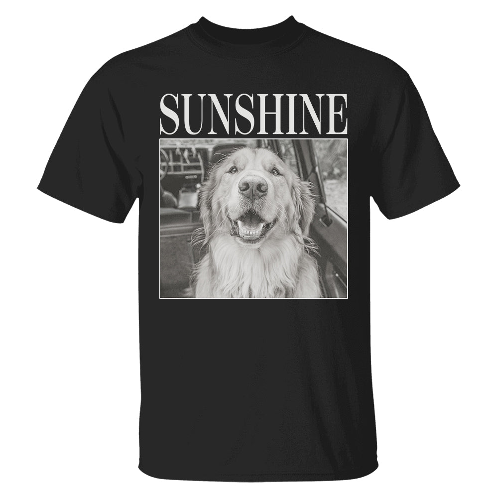 Custom Pet Photo Shirt, Personalized Comfort Colors Pet Shirt, Custom Picture Pet Shirt, Dog Lover Gift, Cat Lover Gift, Pet Loss Gift Hv01
