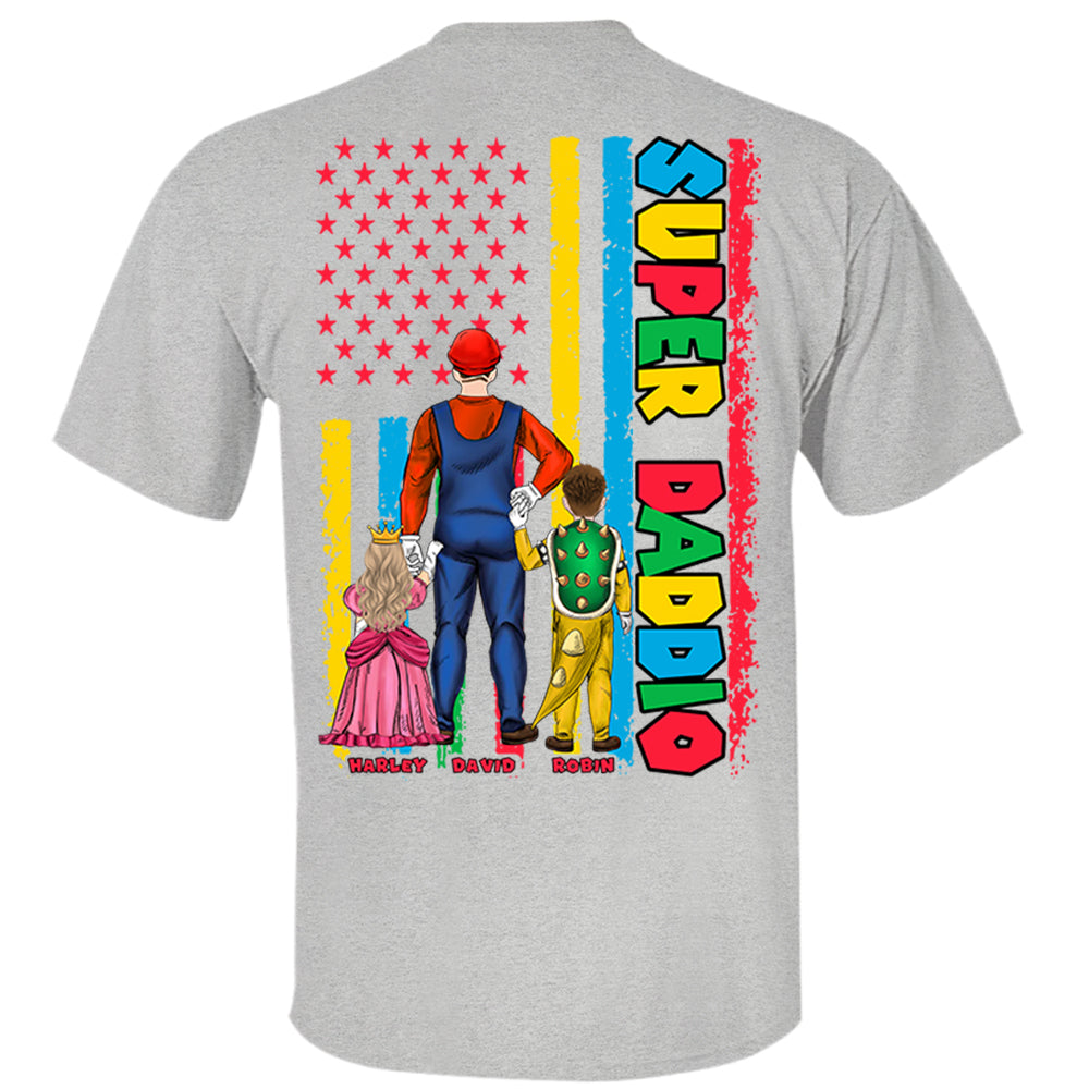 Personalized Super Daddio Shirt, Best Dad Ever Shirt