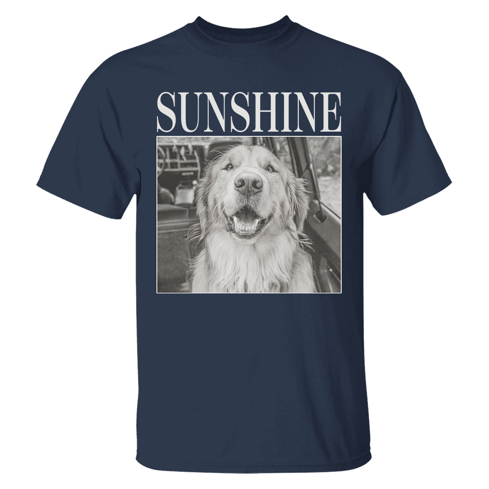Custom Pet Photo Shirt, Personalized Comfort Colors Pet Shirt, Custom Picture Pet Shirt, Dog Lover Gift, Cat Lover Gift, Pet Loss Gift Hv01