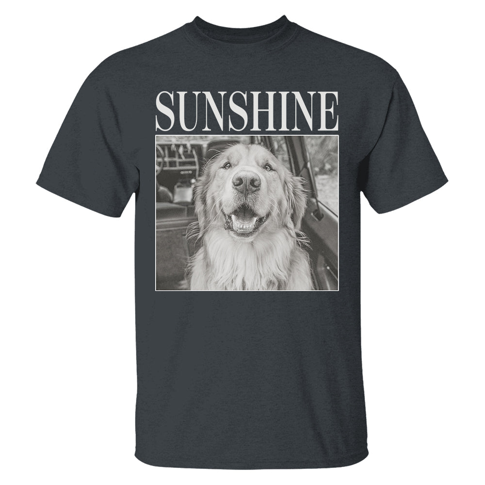 Custom Pet Photo Shirt, Personalized Comfort Colors Pet Shirt, Custom Picture Pet Shirt, Dog Lover Gift, Cat Lover Gift, Pet Loss Gift Hv01