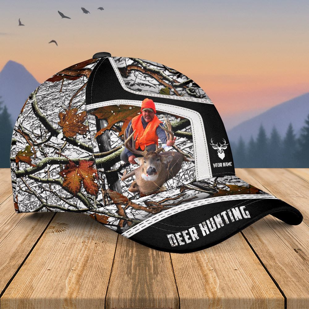 Personalized Photo Deer Hunting Cap Gift For Hunting  Family Na02 Li29
