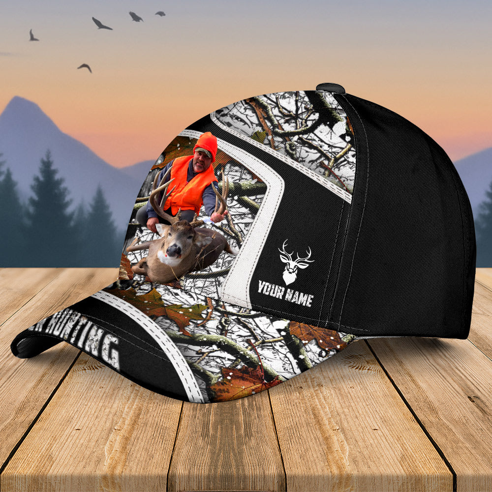 Personalized Photo Deer Hunting Cap Gift For Hunting  Family Na02 Li29