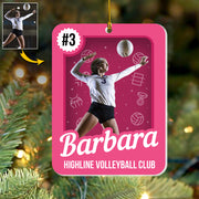 Volleyball Lover Toy Box - Personalized Acrylic Photo Ornament Do99