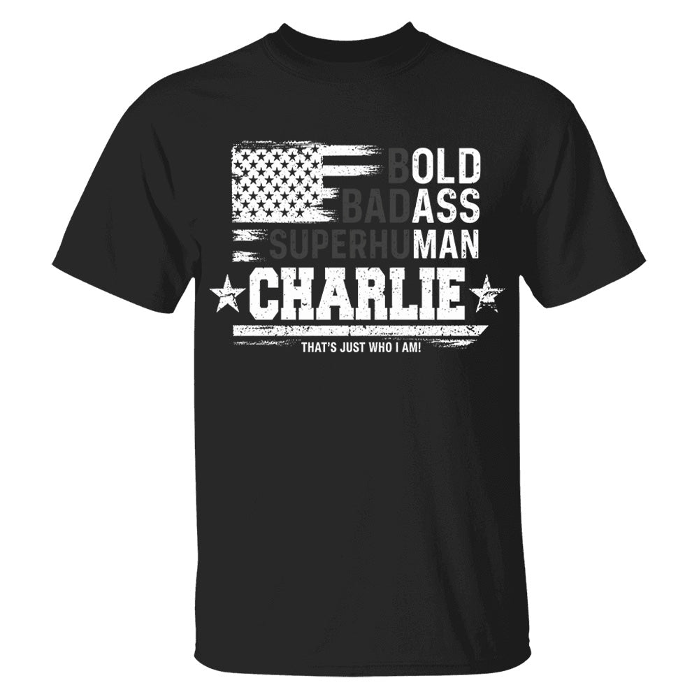 Personalized Dad Bold Badass Shirt,   Father's Day, Gift For Dad L0411 VH01
