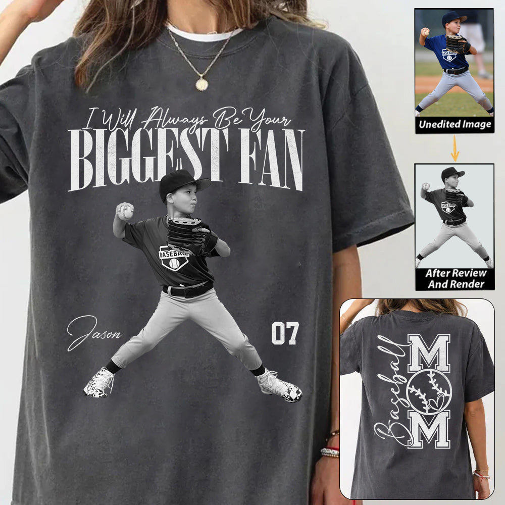 I'll Always Be Your Biggest Fan - Washed Tee Retro Bootleg Shirt For Baseball Players Vr2 Na02 Do99