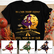 On A Dark Desert Highway Cool Wind In My Hair Personalized Shirt