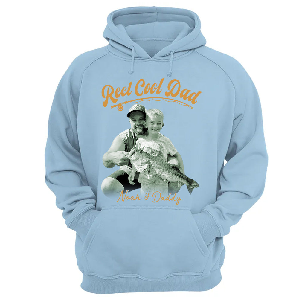 Reel Cool Dad - Personalized Vintage Shirt For Fishing Family - Gifts For Dad NA04 VH01