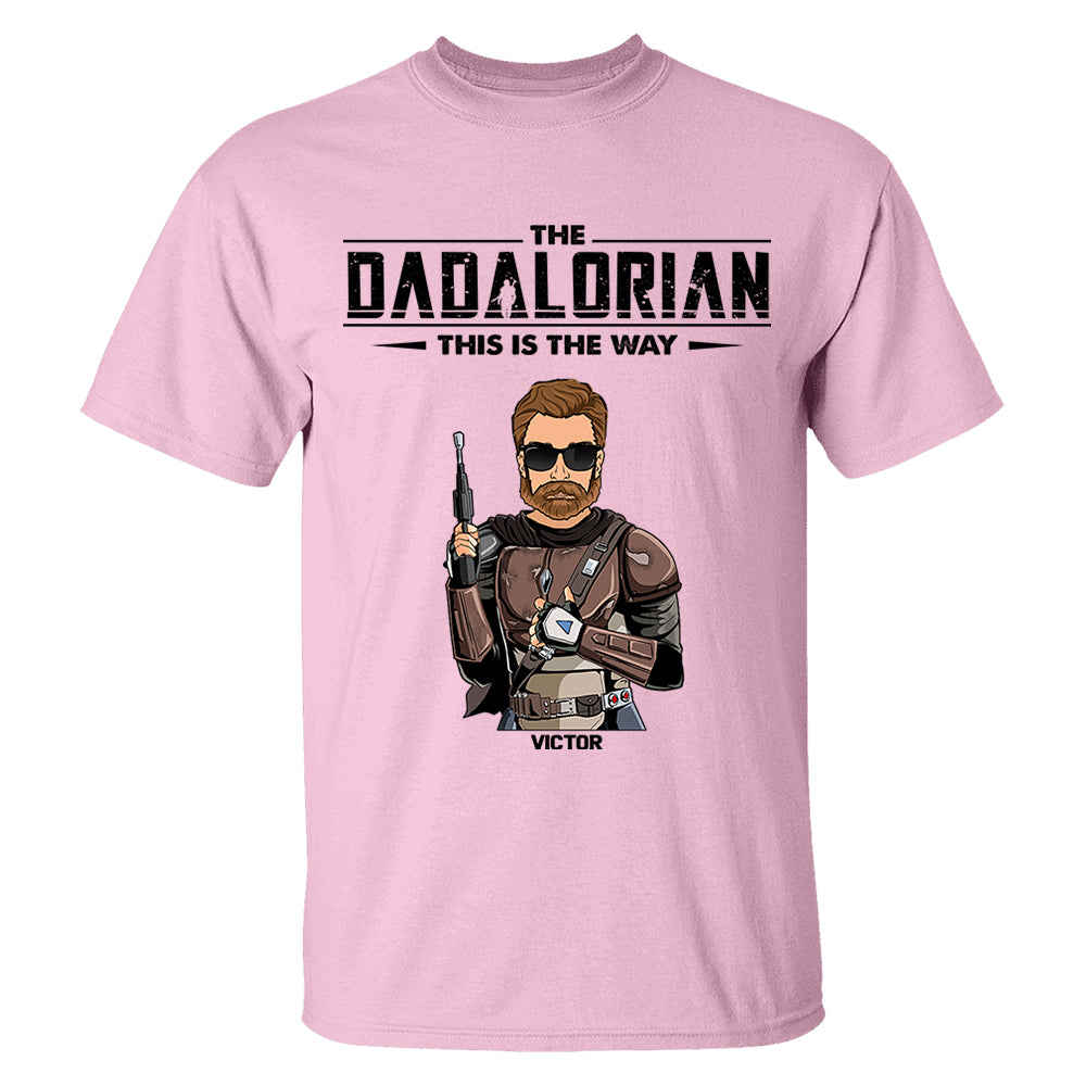 Father and Baby Shirt, Dadalorian And Son Shirt, Matching Shirt for Dad and Son, This Is The Way Shirt Father's Day Gift