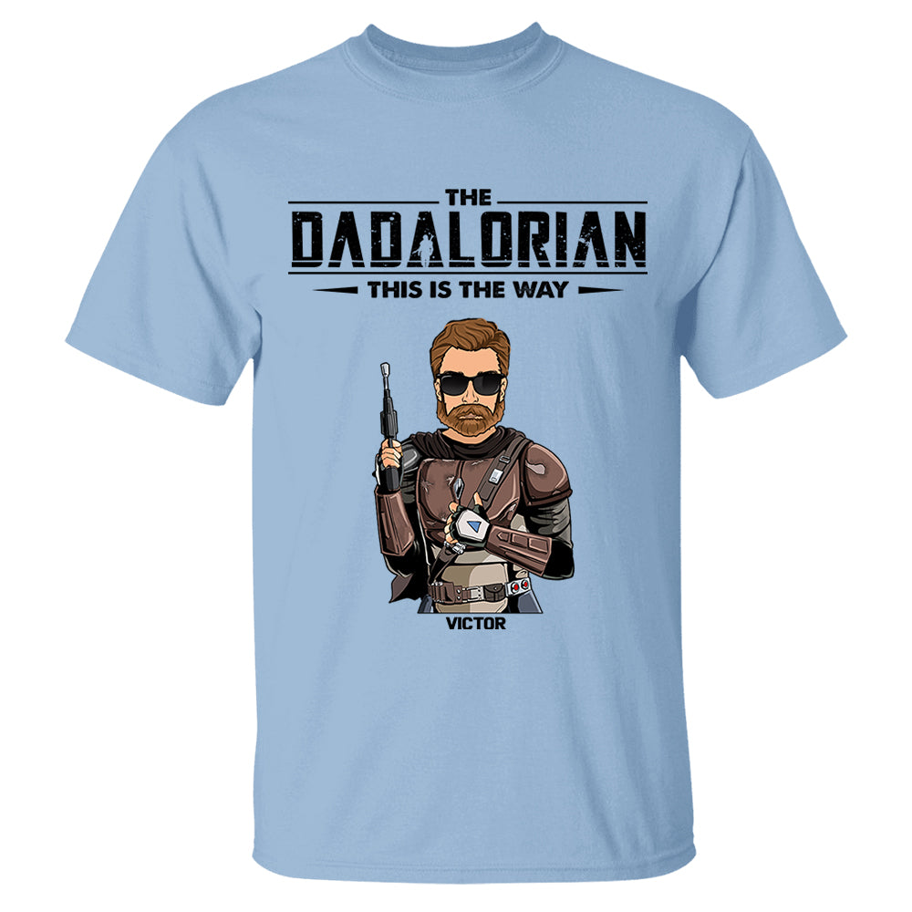 Father and Baby Shirt, Dadalorian And Son Shirt, Matching Shirt for Dad and Son, This Is The Way Shirt Father's Day Gift