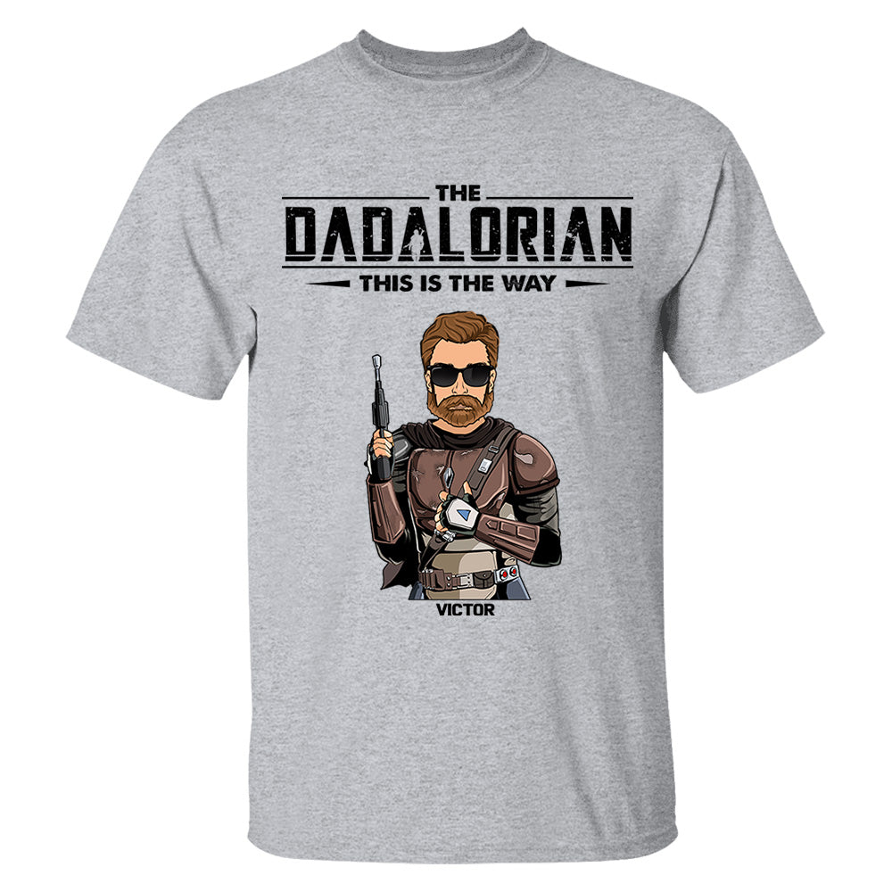 Father and Baby Shirt, Dadalorian And Son Shirt, Matching Shirt for Dad and Son, This Is The Way Shirt Father's Day Gift