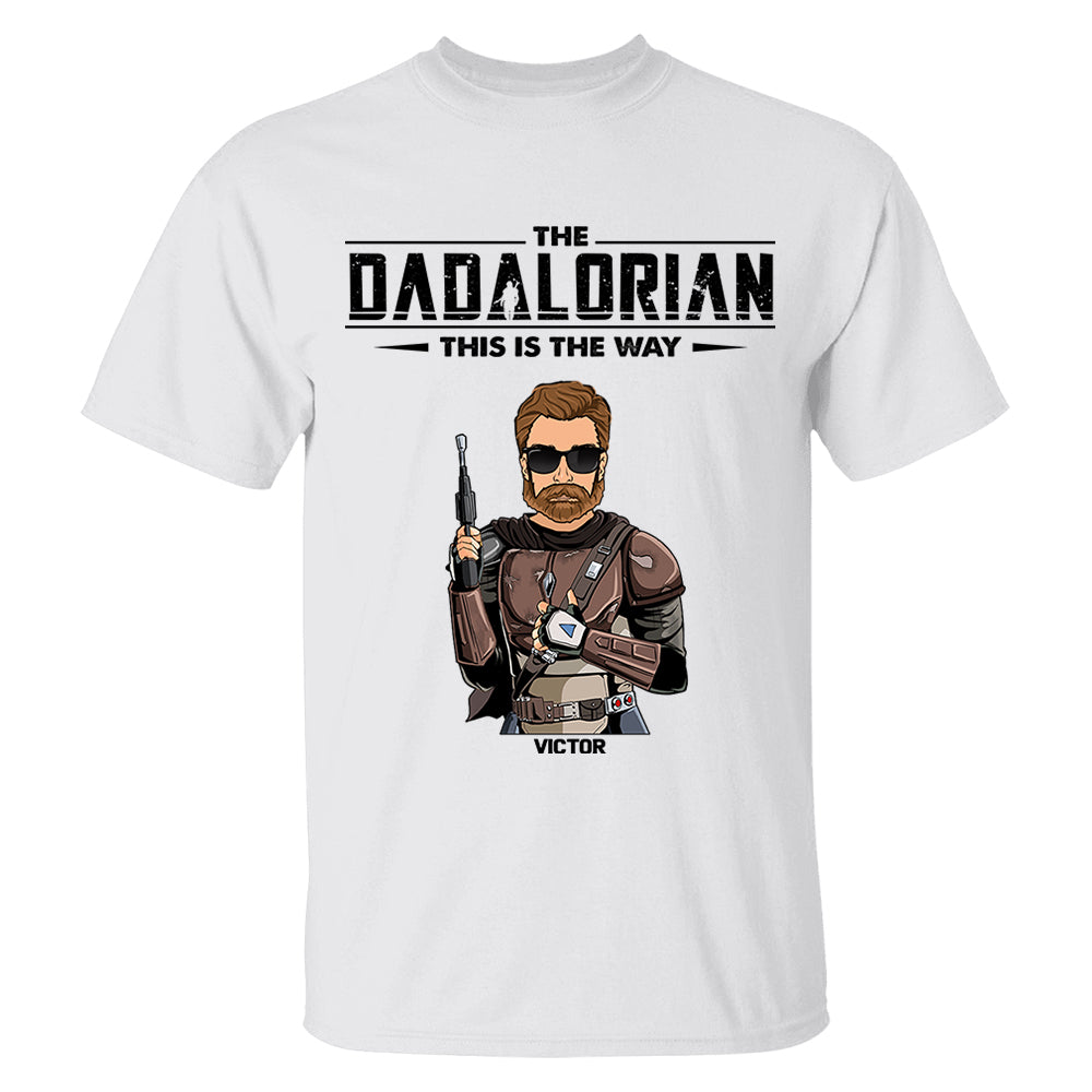 Father and Baby Shirt, Dadalorian And Son Shirt, Matching Shirt for Dad and Son, This Is The Way Shirt Father's Day Gift