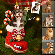 Custom Christmas Acrylic Ornament - Personalized Christmas Birthday Gifts For Dog Lovers T1807 Li29