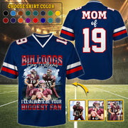 Custom Photo Football Jersey, Personalized Gift For Football Player Vr2 A2110 Pt99