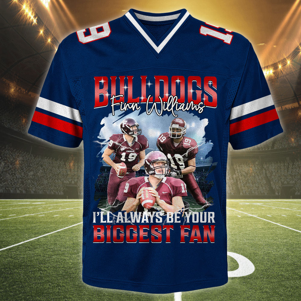 Custom Photo Football Jersey, Personalized Gift For Football Player Vr2 A2110 Pt99