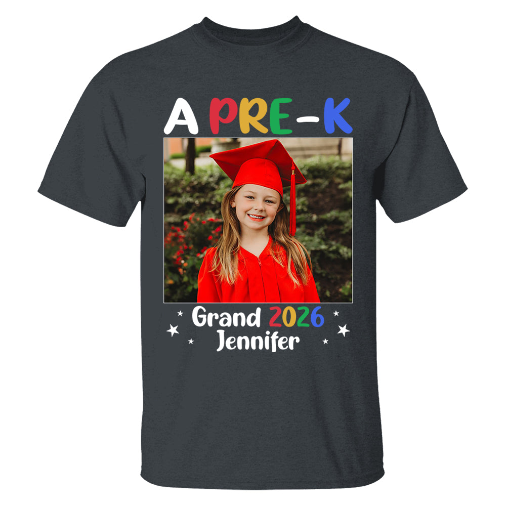 Custom Family Pre-K Graduation - Personalized Photo Shirt Pt99