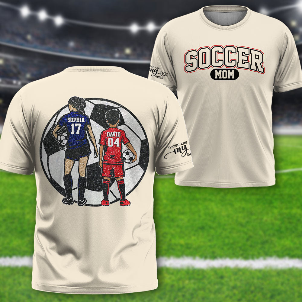 Soccer Mom - I'll Always Be Your Biggest Fan Personalized Shirt Custom Photos For Soccer Family NA04