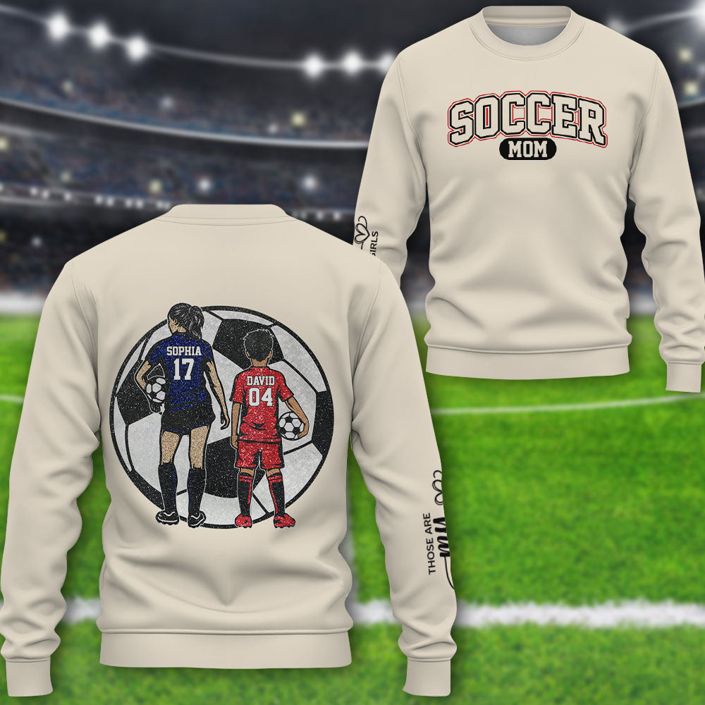 Soccer Mom - I'll Always Be Your Biggest Fan Personalized Shirt Custom Photos For Soccer Family NA04