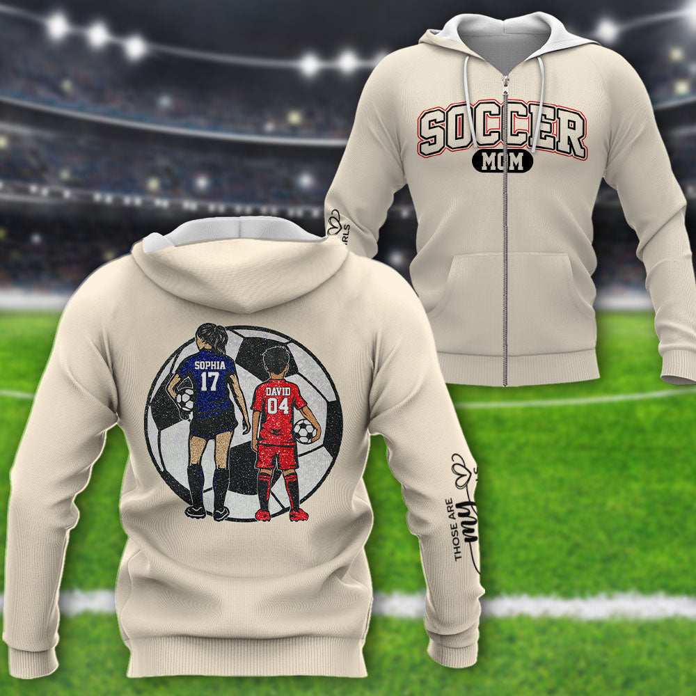 Soccer Mom - I'll Always Be Your Biggest Fan Personalized Shirt Custom Photos For Soccer Family NA04